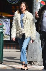 ALEXA CHUNG Out and About in New York 04/05/2017
