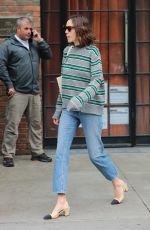 ALEXA CHUNG Out and About in New York 05/01/2017
