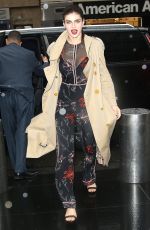 ALEXANDRA DADDARIO Arrives at AOL Live in New York 05/25/2017