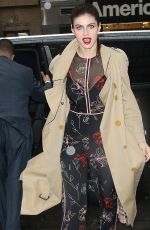 ALEXANDRA DADDARIO Arrives at AOL Live in New York 05/25/2017