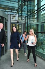 ALEXANDRA DADDARIO Leaves Axel Springer Haus in Berlin 05/30/2017