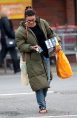 ALISON KING Out Shopping in Wilmslow 05/08/2017