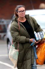 ALISON KING Out Shopping in Wilmslow 05/08/2017