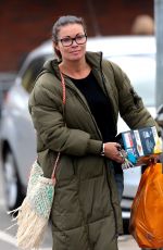 ALISON KING Out Shopping in Wilmslow 05/08/2017
