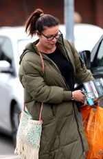 ALISON KING Out Shopping in Wilmslow 05/08/2017