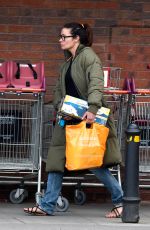 ALISON KING Out Shopping in Wilmslow 05/08/2017