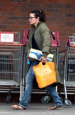 ALISON KING Out Shopping in Wilmslow 05/08/2017