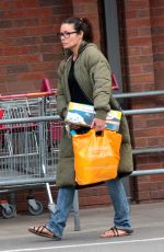 ALISON KING Out Shopping in Wilmslow 05/08/2017