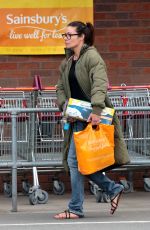 ALISON KING Out Shopping in Wilmslow 05/08/2017