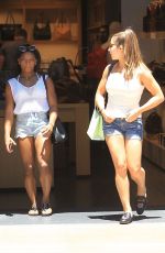 ALY RAISMAN and SIMONE BILES Out Shopping at The Grove in Los Angeles 05/20/2017