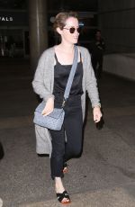 ALYSSA MILANO at Los Angeles International Airport 05/24/2017