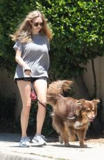 AMANDA SEYFRIED Out and About in West Hollywood 05/01/2017