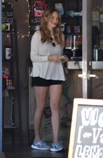 AMANDA SEYFRIED Out for Iced Coffee in West Hollywood 05/08/2017