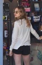 AMANDA SEYFRIED Out for Iced Coffee in West Hollywood 05/08/2017