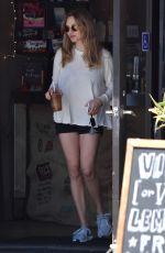 AMANDA SEYFRIED Out for Iced Coffee in West Hollywood 05/08/2017