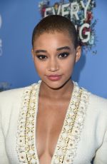 AMANDLA STENBERG at Everything, Everything Movie Screening in Los Angeles 05/06/2017