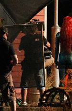 AMBER HEARD on the Set of Aquaman in Gold Coast 05/26/2017