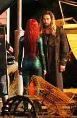 AMBER HEARD on the Set of Aquaman in Gold Coast 05/26/2017
