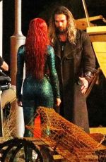 AMBER HEARD on the Set of Aquaman in Gold Coast 05/26/2017