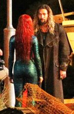 AMBER HEARD on the Set of Aquaman in Gold Coast 05/26/2017