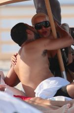 AMBER ROSE at a Beach in Miami 05/14/2017