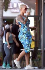 AMBER ROSE Out and About in Hollywood 05/23/2017