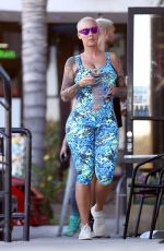 AMBER ROSE Out and About in Hollywood 05/23/2017