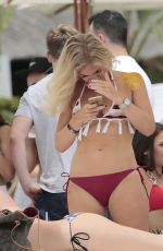AMBER TURNER in Bikini on the Beach in Marbella 05/28/2017