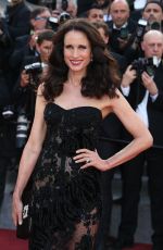 ANDIE MACDOWELL at The Killing of a Sacred Deer Premiere at 70th Annual Cannes Film Festival 05/22/2017
