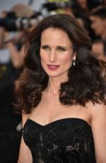 ANDIE MACDOWELL at The Killing of a Sacred Deer Premiere at 70th Annual Cannes Film Festival 05/22/2017