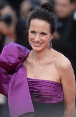 ANDIE MACDOWELL at The Meyerowitz Stories Premiere at 70th Annual Cannes Film Festival 05/21/2017