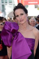 ANDIE MACDOWELL at The Meyerowitz Stories Premiere at 70th Annual Cannes Film Festival 05/21/2017