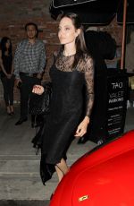 ANGELINA JOLIE Leaves Tao Beauty & Essex in West Hollywood 05/14/2017