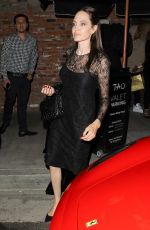 ANGELINA JOLIE Leaves Tao Beauty & Essex in West Hollywood 05/14/2017