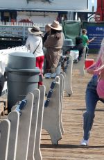 ANGELIQUE FRENCHY MORGAN at Malibu Pier in Malibu 05/15/2017