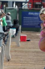 ANGELIQUE FRENCHY MORGAN at Malibu Pier in Malibu 05/15/2017