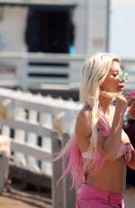ANGELIQUE FRENCHY MORGAN at Malibu Pier in Malibu 05/15/2017