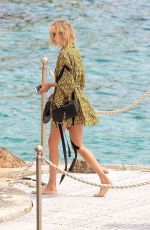 ANJA RUBIK Leaves Hotel Du Cap Eden Roc in Antibes 05/23/2017