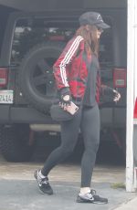 ANNE HATHAWAY Arrives at a Gym in West Hollywood 05/26/2017