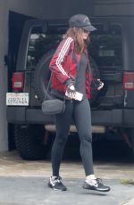 ANNE HATHAWAY Arrives at a Gym in West Hollywood 05/26/2017