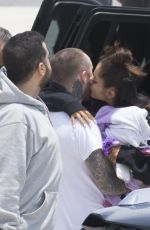 ARIANA GRANDE Arrivees at Her Home in Boca Raton from Manchester 05/23/2017