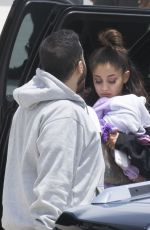 ARIANA GRANDE Arrivees at Her Home in Boca Raton from Manchester 05/23/2017