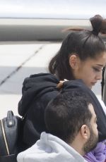 ARIANA GRANDE Arrivees at Her Home in Boca Raton from Manchester 05/23/2017
