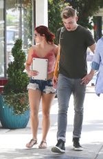 ARIEL WINTER in Denim Shorts Out for Lunch in Studio City 05/24/2017