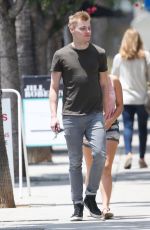 ARIEL WINTER in Denim Shorts Out for Lunch in Studio City 05/24/2017