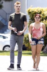 ARIEL WINTER in Denim Shorts Out for Lunch in Studio City 05/24/2017