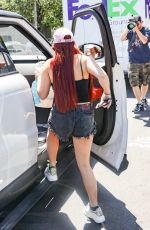 ARIEL WINTER Shows New Red Hair Color at Nine Zero One Salon in West Hollywood 05/19/2017