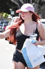 ARIEL WINTER Shows New Red Hair Color at Nine Zero One Salon in West Hollywood 05/19/2017