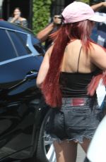 ARIEL WINTER Shows New Red Hair Color at Nine Zero One Salon in West Hollywood 05/19/2017