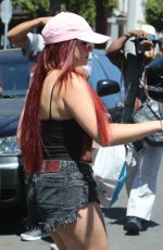 ARIEL WINTER Shows New Red Hair Color at Nine Zero One Salon in West Hollywood 05/19/2017